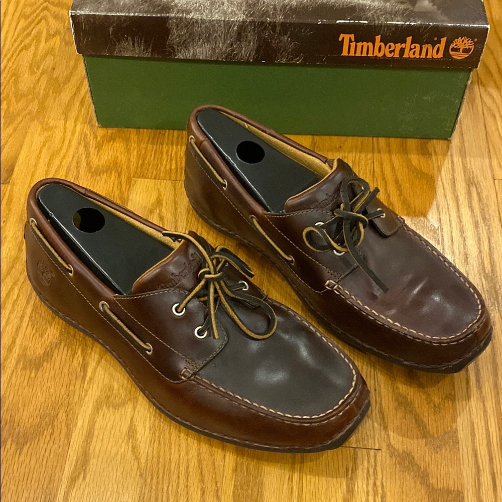 Timberland Men's Brown Leather Shoes